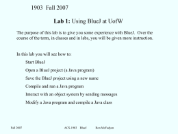 ACS-1903 Lab 1