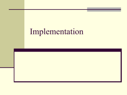 Implementation - Binus Repository