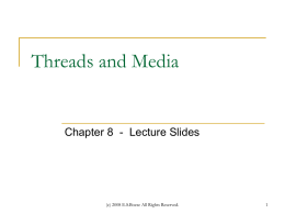 Threads and Media