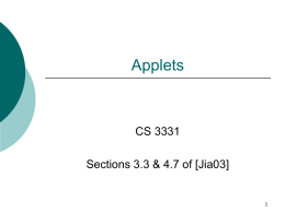 What Are Applets?
