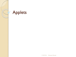 Applets - WordPress.com