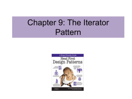 Chapter 9: The Iterator and Composite Patterns