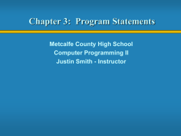 statement - Metcalfe County Schools