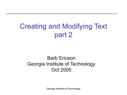 CreatingAndModyingText-Mod15-part2 - Coweb