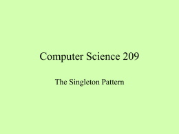 21-The Singleton Pattern