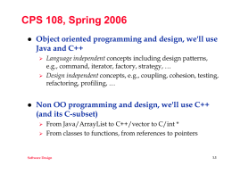 Designing Classes and Programs