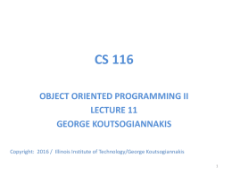 LECTURE_11 - Illinois Institute of Technology