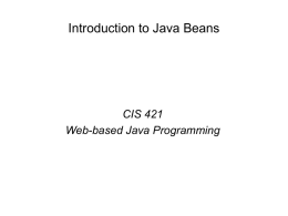 Components and Java Beans