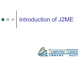 J2ME Programming