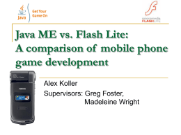 Java ME vs. Flash Lite