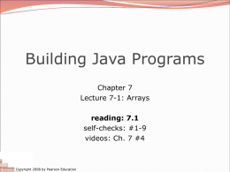 0 - Building Java Programs