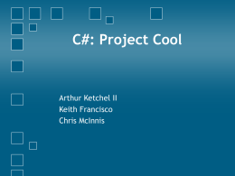 C#: Project Cool