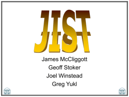 Group 6: JIST: Java with Lists