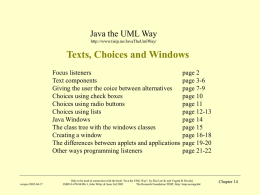Java Windows