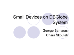 Small devices in the prototype