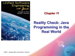 Reality Check: Java Programs in the Real World