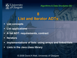 08.Lists - University of Glasgow