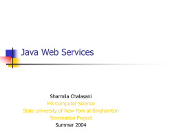 Java Web Services - World Colleges Information