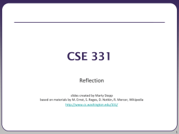 CSE 331 Lecture Slides