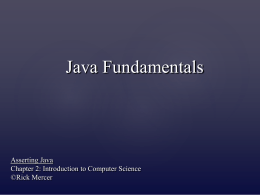 02-JavaFundamentals