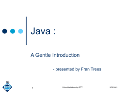 Java Beginnings slides