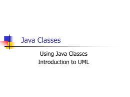 Java classes