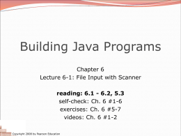 Building Java Programs - Everett Public Schools