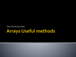 Lecture slides for week 19