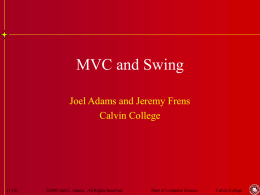 08.MVC-Swing - Calvin College