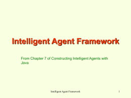 Intelligent Agent Architecture