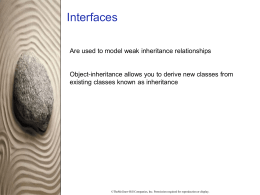 Interface and Abstract Slide from Wu