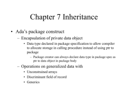 Chapter 7 Inheritance