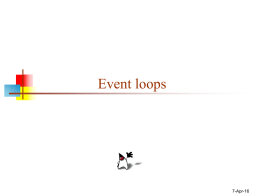 Event loops