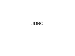 JDBC Drivers