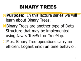 BINARY TREE - MHS Comp Sci