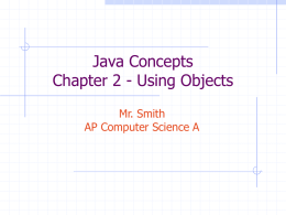Java Concepts Ch2