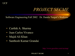project secme - Computer Science