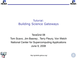 Science Gateways, Security, and GridShib