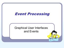 Events and Event Processing(Powerpoint)