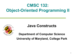 PPT - UMD Department of Computer Science