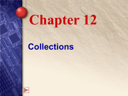 Chapter 12 Collections