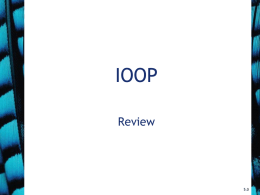 ioop review 2 - Rowan University