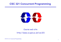 What is a Concurrent Program?