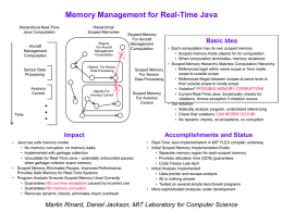Real-Time Java Memory Model - People