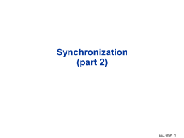 [slides] Synchronization2