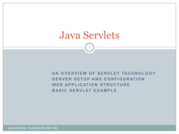 Java Servlets - s3.amazonaws.com