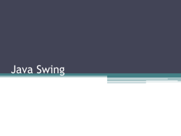Java Swing - E-Learning | STMIK AMIKOM Yogyakarta