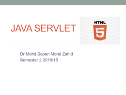 Java Servlet File - e