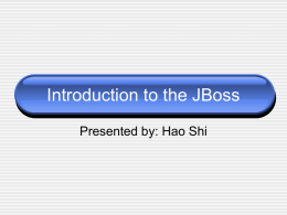 Hao Shi-JBoss