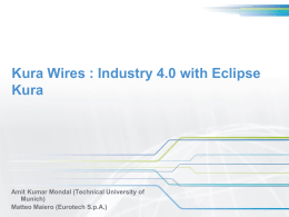Kura Wires : Industry 4.0 with Eclipse Kura